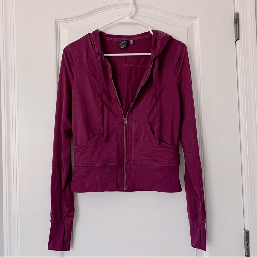 CLEARANCE SALE: Purple zip up Jacket